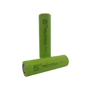 BATERIA ION DE LITIO (LI-ION) RECARGABLE TUBULAR, VERDE 18650 65X18MM 3.7V/1768MA (UNIDAD)