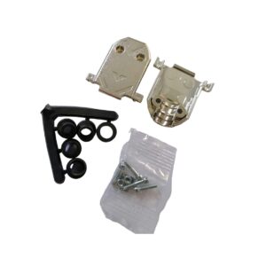 CAPUCHA PARA CONECTOR (DB15, 2 HILERAS) PLASTICO COLOR PLATA
