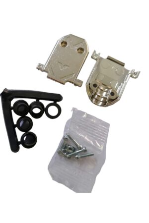 CAPUCHA PARA CONECTOR (DB15, 2 HILERAS) PLASTICO COLOR PLATA