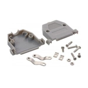 CAPUCHA PARA CONECTOR DB25 PLASTICO COLOR GRIS