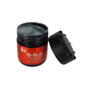 SILICONA REFRIGERANTE COLOR GRIS ENVASE POTE DE PLASTICO -30C A 180C 80GR