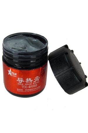 SILICONA REFRIGERANTE COLOR GRIS ENVASE POTE DE PLASTICO -30C A 180C 80GR