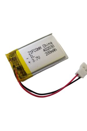 BATERIA POLIMERO DE LITIO (LI-PO) RECARGABLE PLANA 3.7V/200MA/0.4W
