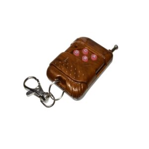 CONTROL REMOTO LLAVERO DE 4 CANALES 315MHZ CODIFICADOR EV1527 (MARRON)