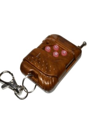 CONTROL REMOTO LLAVERO DE 4 CANALES 315MHZ CODIFICADOR EV1527 (MARRON)