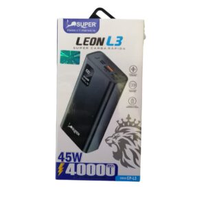 POWER BANK 40000MA ENTRADA MICRO USB Y TIPO C / SALIDA CUADRUPLE USB (INCLUYE CABLE DE CARGA )