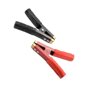 COCODRILO COLOR ROJO Y NEGRO PARA CABLE 155MM 1000A (PAR)