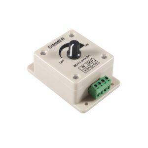MODULO DIMMER PARA LUCES LED O MOTOR DC, CARCASA PLASTICA 12-24VDC/8A