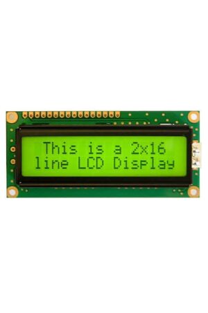 PANTALLA LCD DISPLAY ALFANUMERICO 1602 BACKLIGHT (VERDE) 2X16