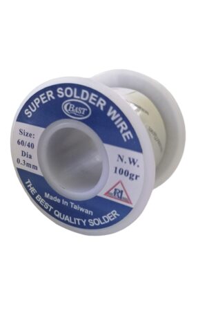 ESTAÑO PARA SOLDAR COMPOSICION (60/40) TAIWANES 0.3MM 100G