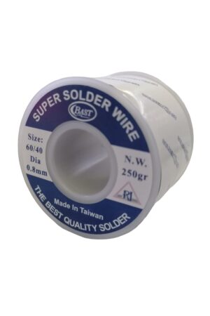 ESTAÑO PARA SOLDAR COMPOSICION (60/40) TAIWANES 0.8MM 250G