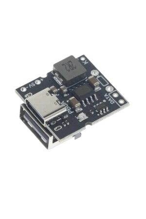 MODULO CARGADOR DE BATERIAS DE LITIO CON PROTECCION (TIPO C) Y SALIDA USB 3.1A