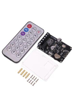 AMPLIFICADOR DE POTENCIA CON RECEPTOR BLUETOOTH ESTEREO, DOBLE CANAL,40W, 5V A 24V