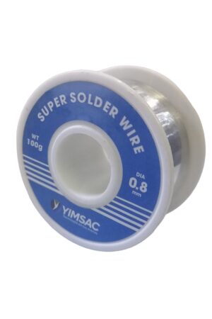 ESTAÑO PARA SOLDAR COMPOSICION (60/40)+ 2% FLUX 0.8MM 100G