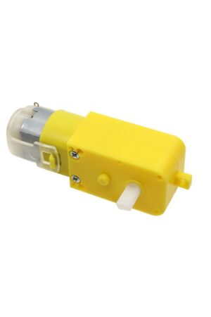 MOTOR AMARILLO CON REDUCTOR PARA ROBOTICA DE 3V A 9V