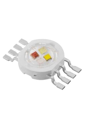 LED LUXEON 3W SIN DISIPADOR 8 PINES COLOR RGB