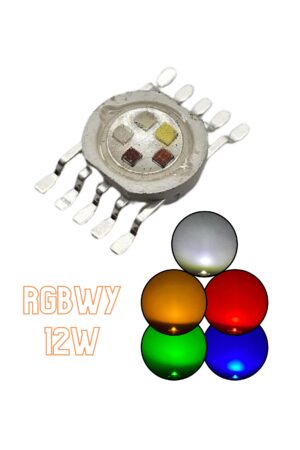 LED LUXEON 3W SIN DISIPADOR 12 PINES COLOR RGB