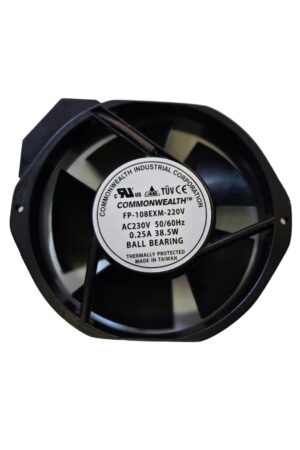 VENTILADOR 230VAC 0.25A 172X150X38MM CON RODAJE COMMONWEALTH FP-108EXM-220V