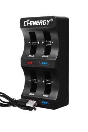 CARGADOR DE BATERIAS MODELO, LIR2032, LIR2025, ML2032, ML2025 DE (4 BATERIAS) 4.2VDC/40MA