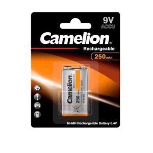 BATERIA 9V NI-MH RECARGABLE 9V/250MA